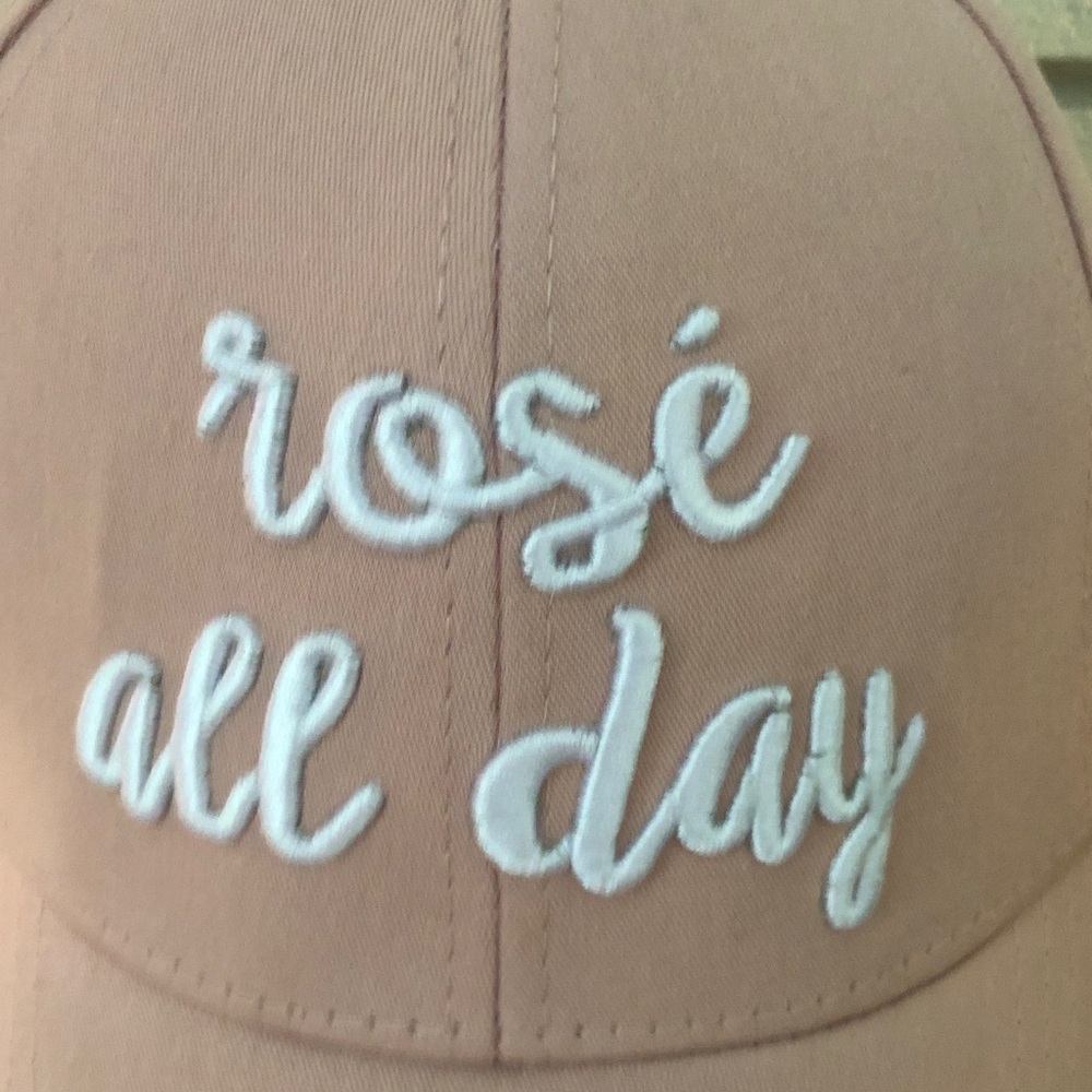 Rosé All Day Pink Cap - Picture 2 of 5
